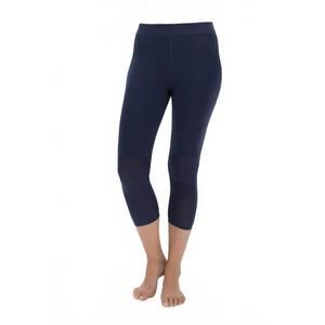 NEW LEIMERE women's legging w/ mesh in medieval blue
